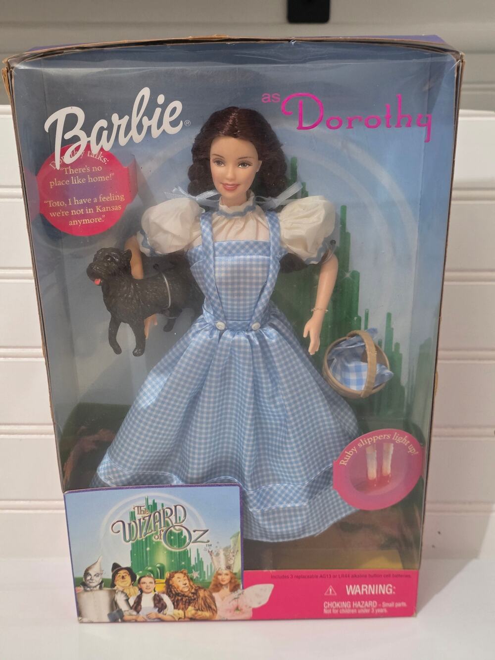 New Barbie As Dorothy Talking Doll 1999 Wizard of Oz Mattel
